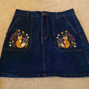 Modcloth x Princess Highway Fox Skirt